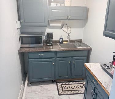 Brockton Apartment | Garden level one bedroom apartment