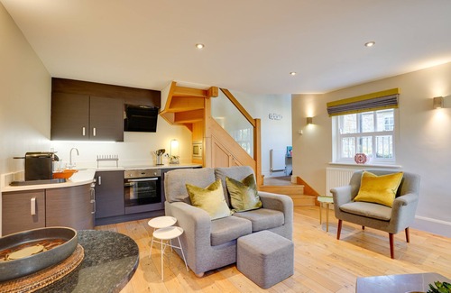 Alnmouth Cottage | Garden Stable at Hallsteads: Luxury Stone Cottage, with Parking