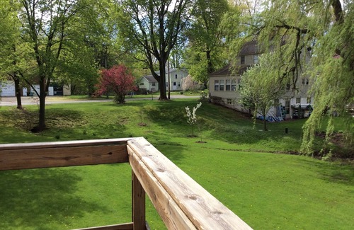 Westfield Apartment | Garden View Deck Private Unit. Historic 1830's Updated unit wi/fi, AC, Smart TV