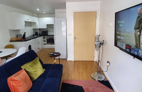 Hackney Apartment | Garland Modern Central City Apartment London-Close to Station