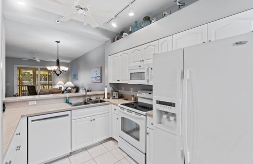Bonita Springs Condo | Gated community, beaches and restaurants nearby. Beat the snow and cold weather.