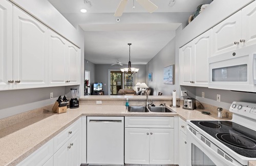 Bonita Springs Condo | Gated community, beaches and restaurants nearby. Beat the snow and cold weather.