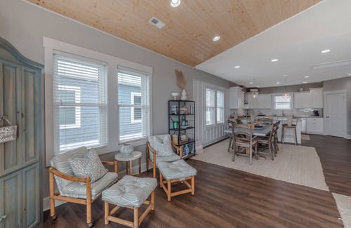 Topsail Beach House | Gemini Dream #102 - Soundfront w/Pool, Boat Dock, Elevator, Dogs Allowed!