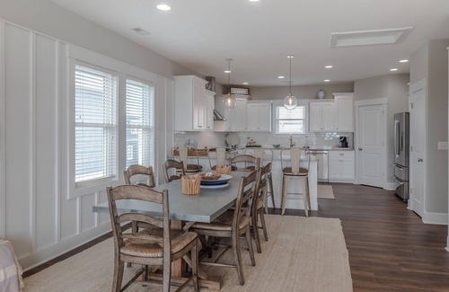 Topsail Beach House | Gemini Dream #102 - Soundfront w/Pool, Boat Dock, Elevator, Dogs Allowed!
