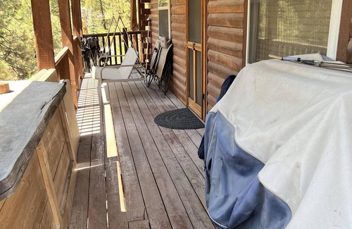 Garden Valley Cabin | Geothermal pools and hot tub make this off-grid getaway pure joy!