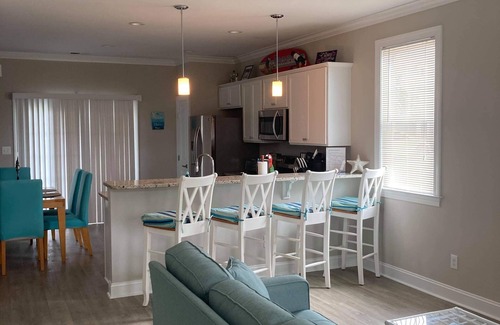 Atlantic Beach House | Get Away From It All @ St. Somewhere! Enjoy a recently enlarged patio!