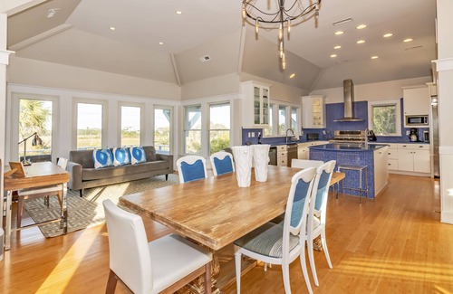 Cape Fear Station House | Get ready for an unforgettable marsh view at 3 Little Birds on Bald Head Island!