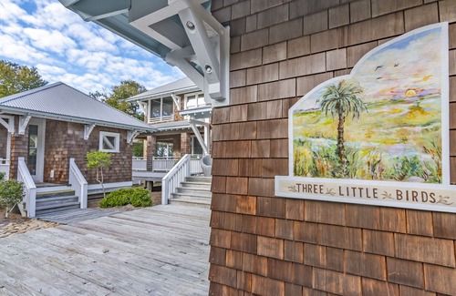 Cape Fear Station House | Get ready for an unforgettable marsh view at 3 Little Birds on Bald Head Island!