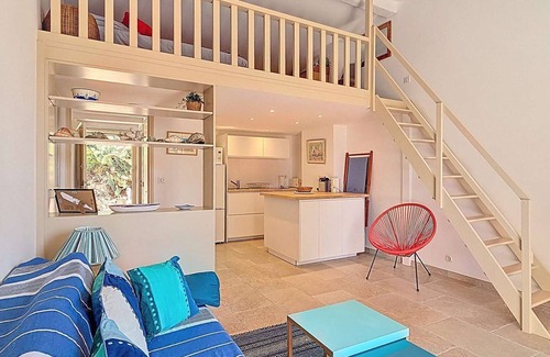La Croix-Valmer Apartment | GIGARO - Mezzanine air-conditionned studio with balcony