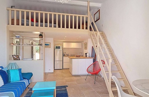 La Croix-Valmer Apartment | GIGARO - Mezzanine air-conditionned studio with balcony