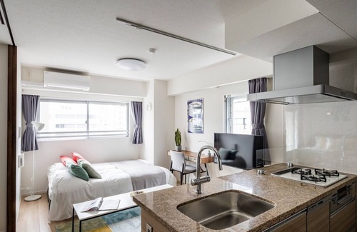 Chuo House | Ginza Luxury BoConcept Design 1BR 1F 40sqm / Chuo-ku Tokyo