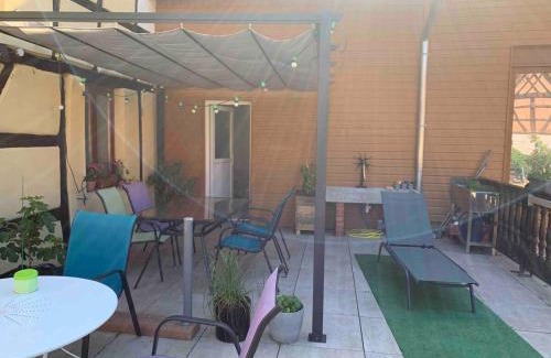 Dambach-la-Ville Apartment | Gite Chez Joséphine - La chambre du Clocher