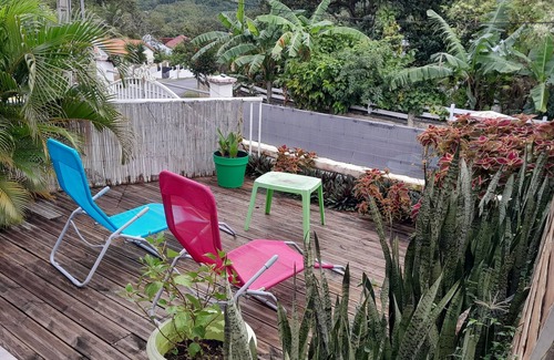 Deshaies Cottage | GITE GWAD ASIA 5 minutes from the beach of Grande Anse and Bourg
