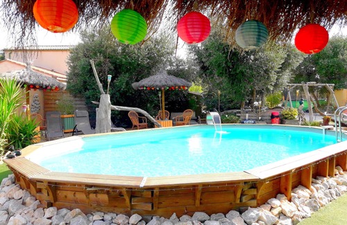 Argeles-sur-Mer Villa | Gite saint julien with terrace on the ground floor with pool and games