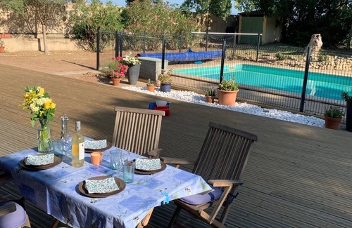 Capestang House | Gite1 T3 with swimming pool in the heart of the vineyards