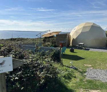 Llanybri House | Glamping Pod - Sleeps 4 - Pets - Parking