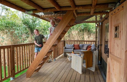Lathum RV Rental | Glamping Tent by Lake De Rhederlaag