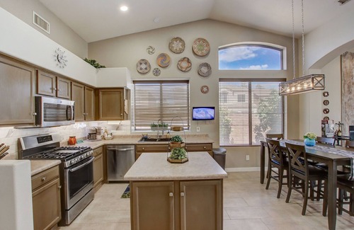 West Glen Community Association House | Glendale Retreat: 3BR Home w/Heated SPOOL, Private Office & Luxe Amenities.