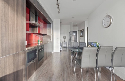 Toronto Entertainment District Condo | GLOBALSTAY 1 Bedroom & Den condo Bird's Eye View in DT