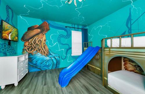 West Kissimmee House | Glorious Home Near Disney With Game Room, Themed Rooms, Waterpark & Resort Access At Encore Resorts Reunion - 7643Wi
