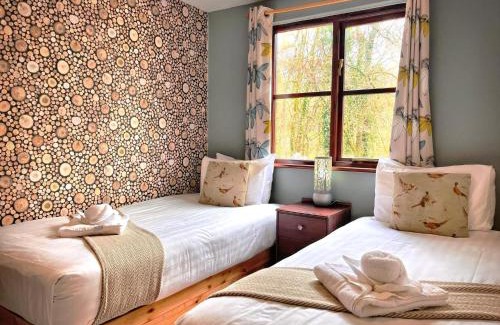 Llanybri Ski Chalet | Goldcrest 4-Hot Tub-Woodland Lodges-Carmarthenshire-Tenby