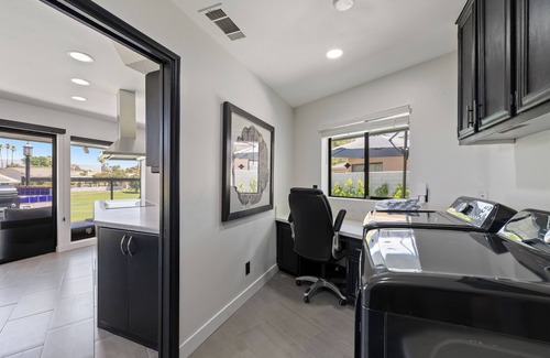 La Quinta House | Golf Course-Front Views, Pool + Hot Tub, Modern Oasis | Edgy House by AvantStay