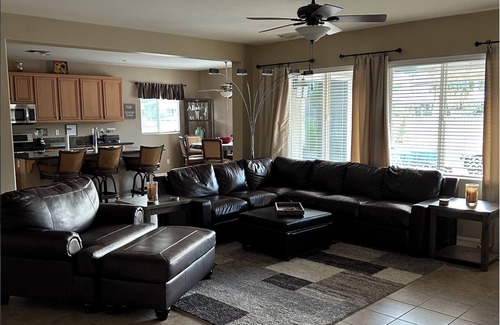 Indio House | Golf Course Oasis, Pool, Spa, Games, Walk to Festivals, Pet Friendly.