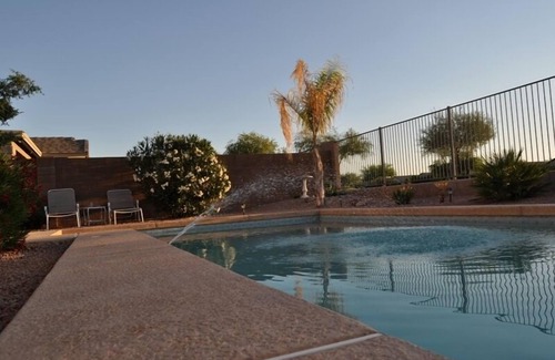 San Tan Valley House | Golf course views with heated pool and golf cart!