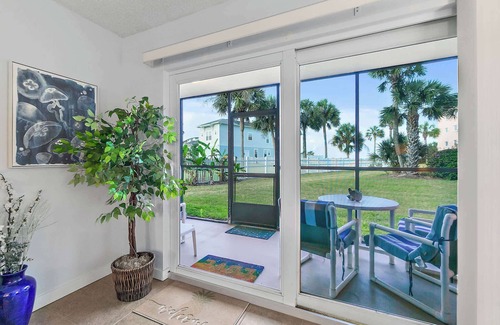 St. Augustine Beach Condo | Gone Coastal l Ground Floor Condo l Steps to Beach