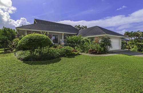 Princeville House | Gorgeous 2 BR Plantation Style Home in Princeville