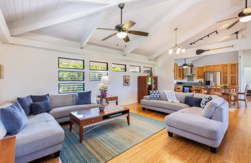 Princeville House | Gorgeous 5-Bed, 4-Bath Luxury Home in Princeville Near Hanalei Bay & NaPali!