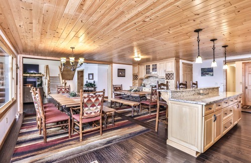 Eagle River House | Gorgeous 8 bedroom log home on Eagle River chain of Lakes!