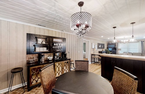 Little River House | Gorgeous coastal cottage with patio, covered deck, AC, & W/D