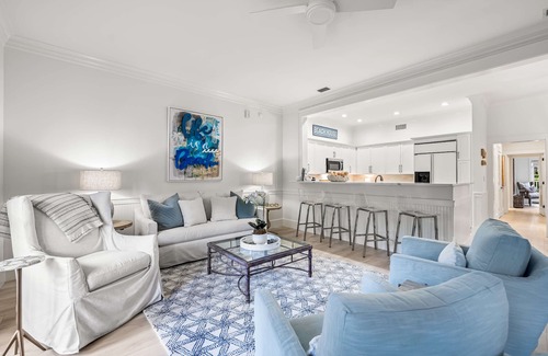 Watercolor Condo | Gorgeous Condo 400 Steps to Beach Club. Walk to Shopping, Dining, and Seaside