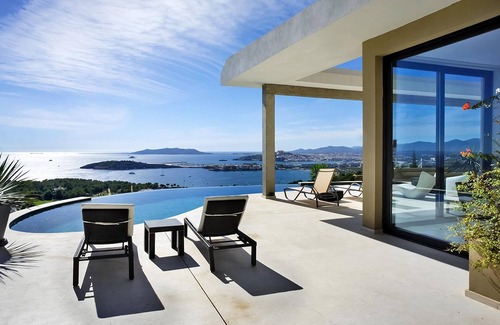 Puig Manya Villa | Gorgeous Ibiza Villa | Casa Piro | 4 Bedrooms | Panoramic Views of Ibiza Town.