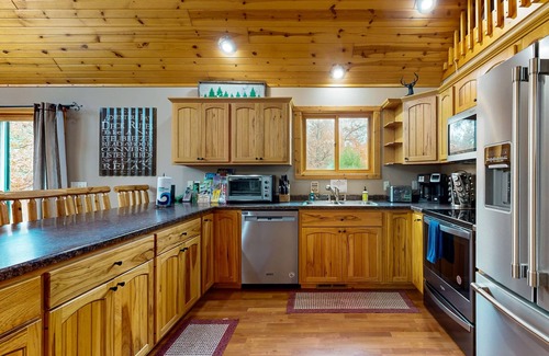 Friendship House | Gorgeous home w/shared dock and lake access - spacious deck and firepit
