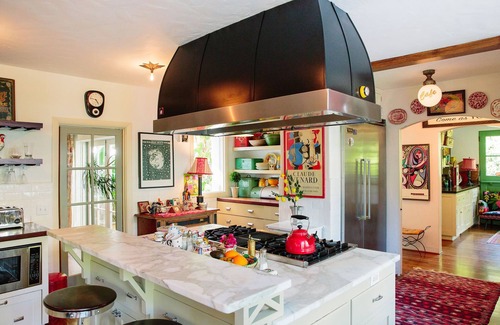 Montecito House | Gorgeous Interior, Peaceful Gardens, Fireplaces, Pool & Bocce Ball Court