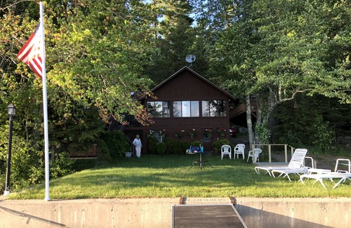 Dedham House | Gorgeous Lakefront House Rental facing South on Green Lake in Dedham, Maine