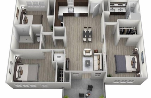 College Park Apartment | Gorgeous Luxury Apartment 5 minute drive to the Beach