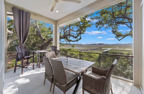Seabrook Island Condo | GORGEOUS MARSH Views - Upscale 3BR, Pool & Pier Access - "Latitude Adjustment"