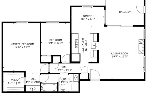Walnut Creek Apartment | Gorgeous Pet Friendly 2BR in Walnut Creek