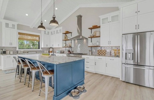 Windmill Point House | Gorgeous River Luxury Waterfront Home ~ Dock, Steller Open Water & Sunset Views