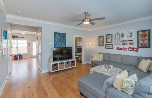 The Nations House | Gorgeous Townhome Downtown Nashville in trendy new neighborhood, The Nations!