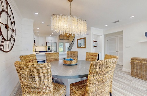 Sandestin Villa | Gorgeous waterfront home with patio/deck, golf cart & shared pool/hot tub