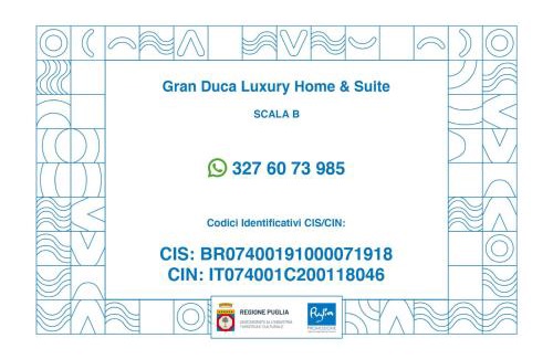 Brindisi Apartment | Gran Duca San Lorenzo Luxury House VICINO AEROPORTO DI BRINDISI check in H24