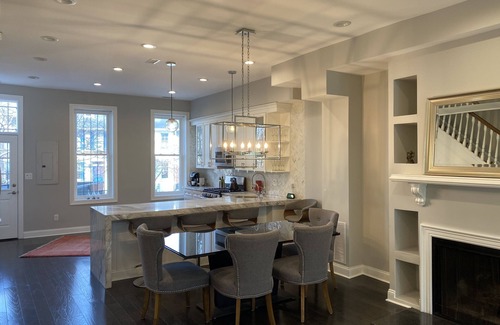 Stanton Park House | Grand Capitol Hill Home, 4 BR, 3.5 BA, 3 levels, large kitchen, 2250SF