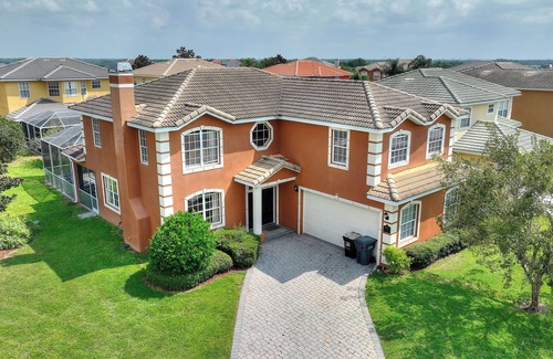 Hillcrest Estates Villa | Grand Home with Pool and Spa on Gated Community.