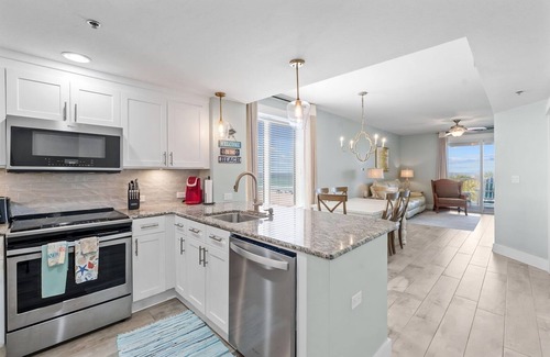 Panama City Beach Condo | Grand Panama 309! Exceptional Low Floor Corner Unit. New Rental 2025. 3Br. Views