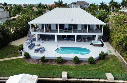Bonita Springs House | Grand Waterfront House, Breathtaking Views, private backyard with pool/hot tub