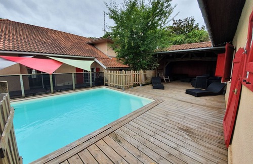 Orx House | Grande Maison Avec Piscine à 10minutes des Plages de Labenne et Ondres